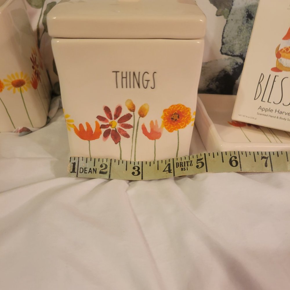 NEW Rae Dunn Fall Bloom Bathroom Collection - Picture 9 of 16